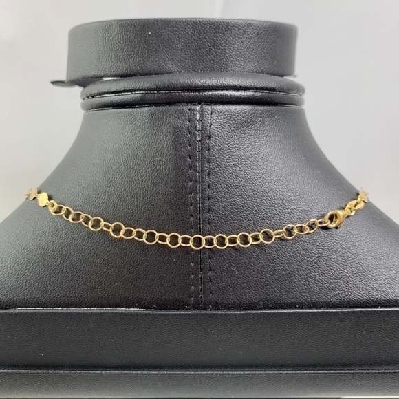 The M Jewelers Italian Gilded Sterling Silver Coin Necklace in Presentation Box - Picture 10 of 13